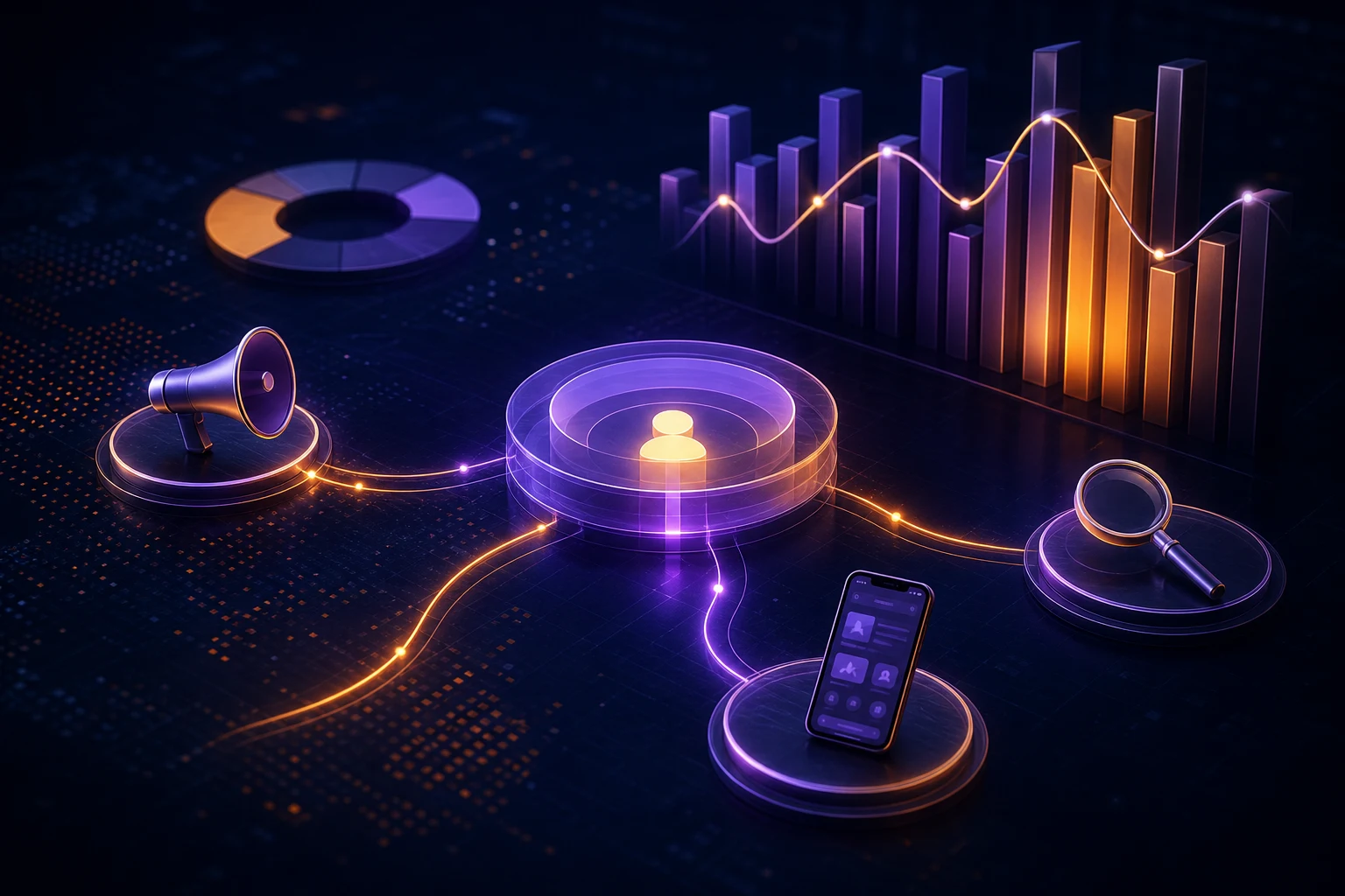 Multi-touch attribution across paid, organic, and in-app channels