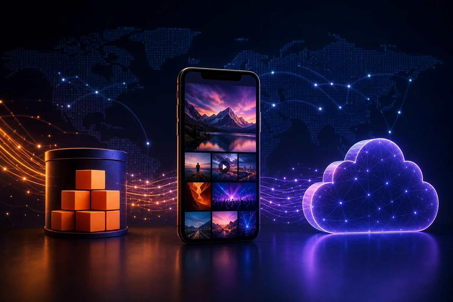 S3 + CloudFront for media-heavy mobile apps