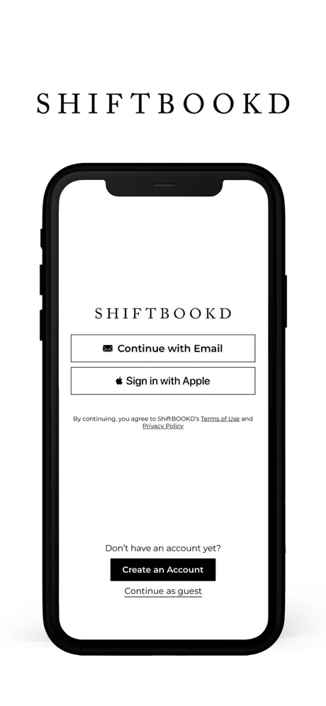 ShiftBOOKD screenshot 1